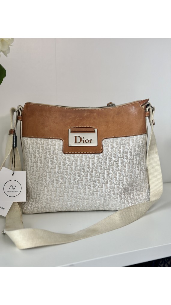 Dior Logo Monogram Shoulder Bag