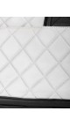 Chanel Single Flap Shoulder Bag - Two Toned Light Blue and Black