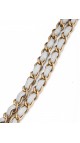 Chanel Single Flap Shoulder Bag - Two Toned Light Blue and Black