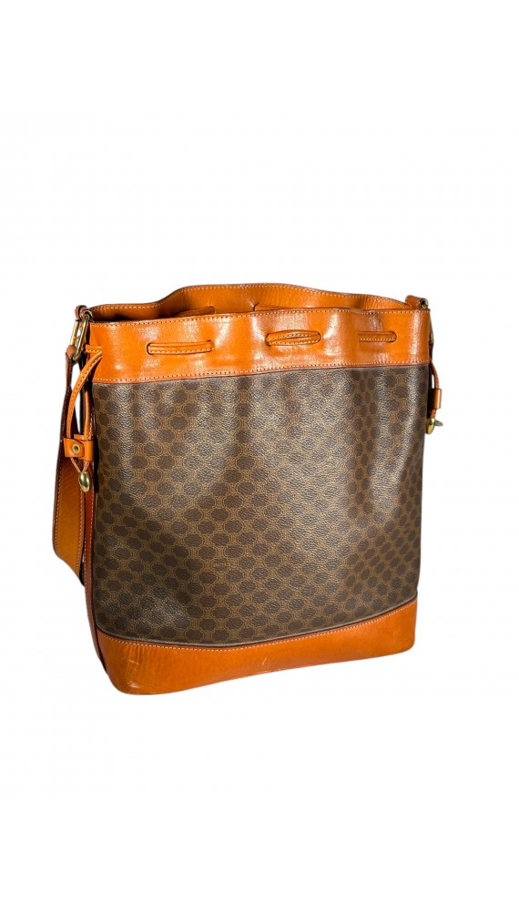 Vintage Celine Bucket Bag m. Clutch