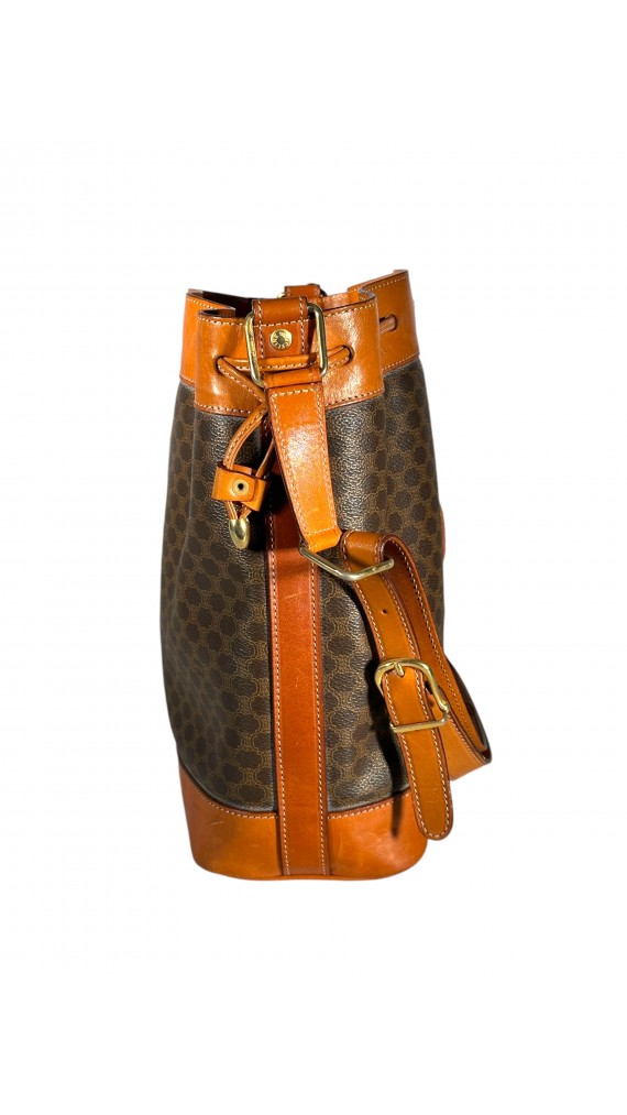 Vintage Celine Bucket Bag m. Clutch