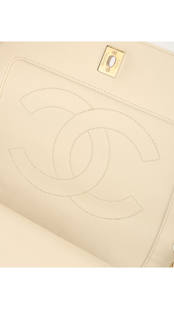 Chanel Chevron Single Flap Shoulder Bag