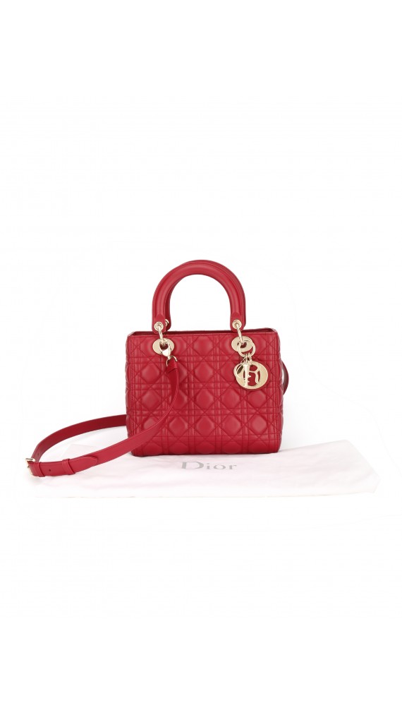 Lady Dior Size Medium Bag