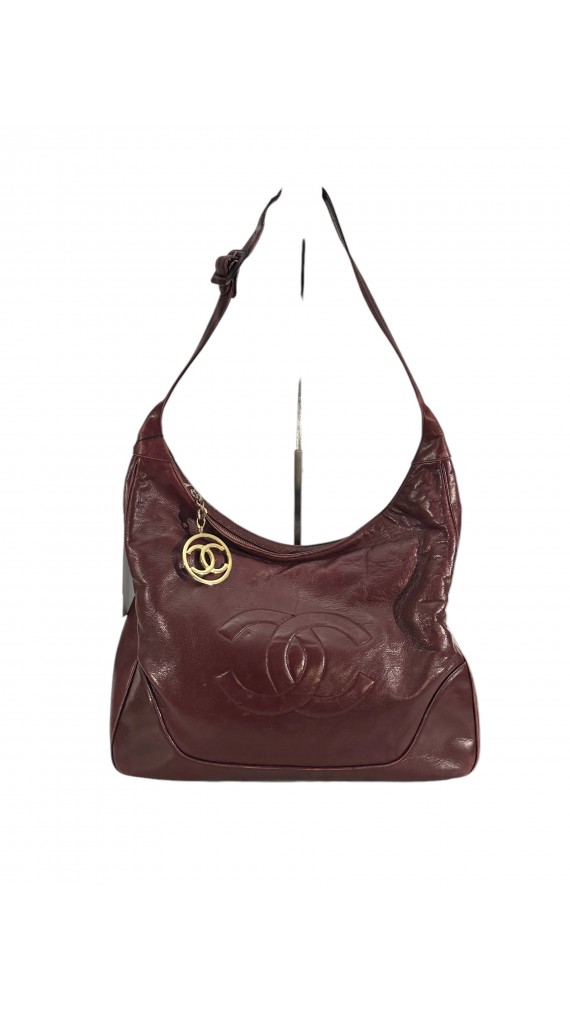 Vintage Chanel Tote Bag Brugundy