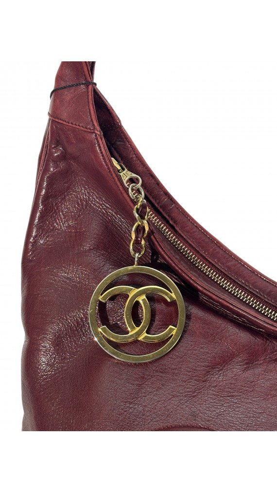 Vintage Chanel Tote Bag Brugundy