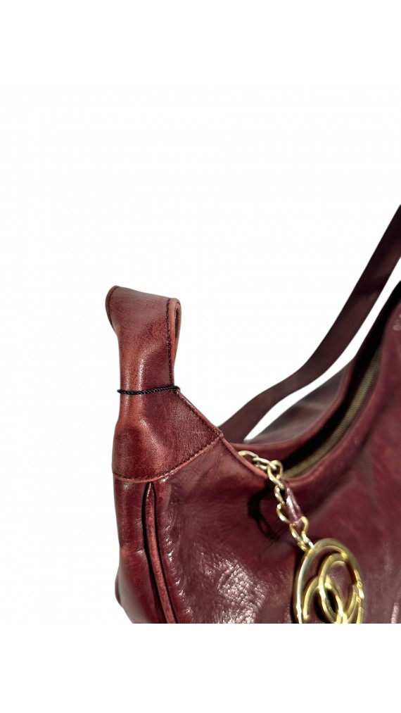 Vintage Chanel Tote Bag Brugundy
