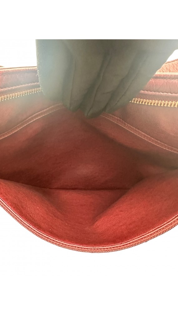 Vintage Chanel Tote Bag Brugundy