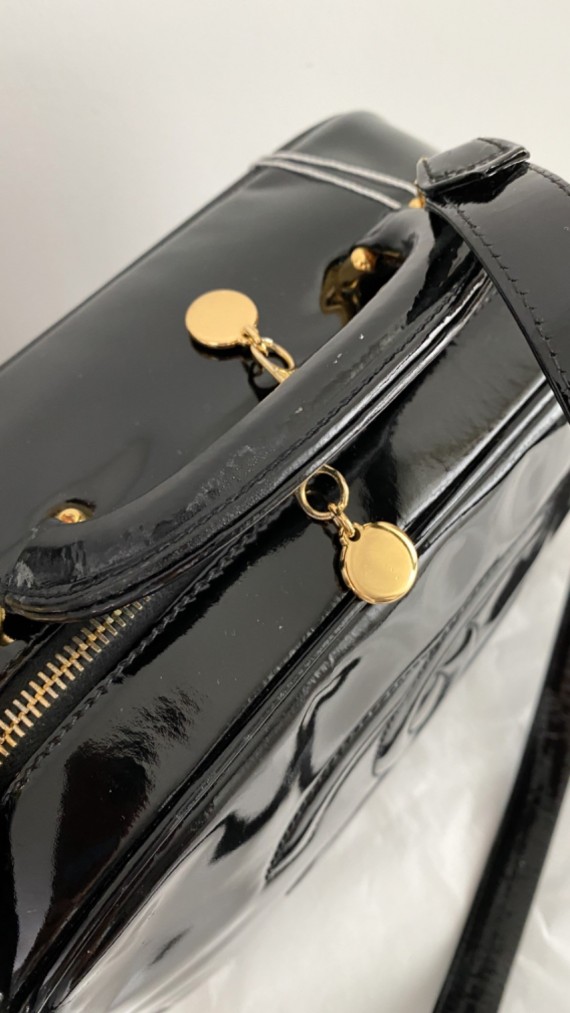 Chanel Vanity Case Bag i Patent Lær