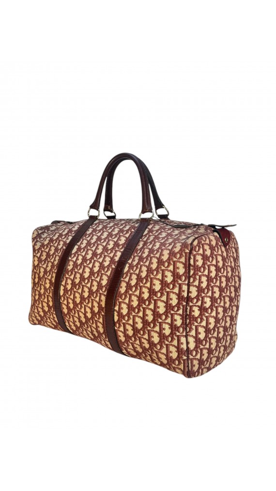 Dior Vintage Monogram Boston Bagn Size 40