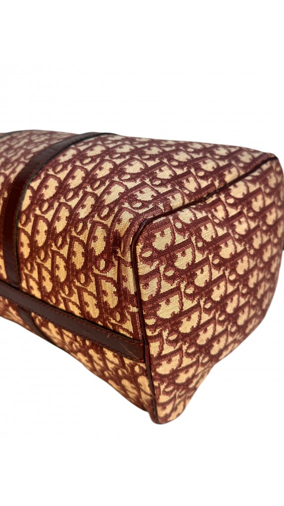Dior Vintage Monogram Boston Bagn Size 40