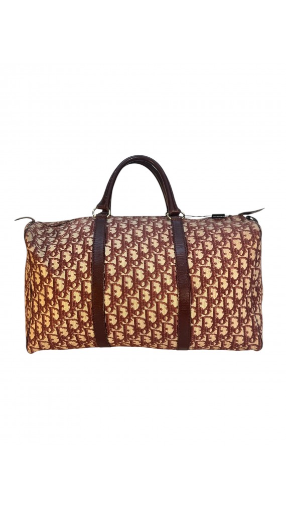Dior Vintage Monogram Boston Bagn Size 40