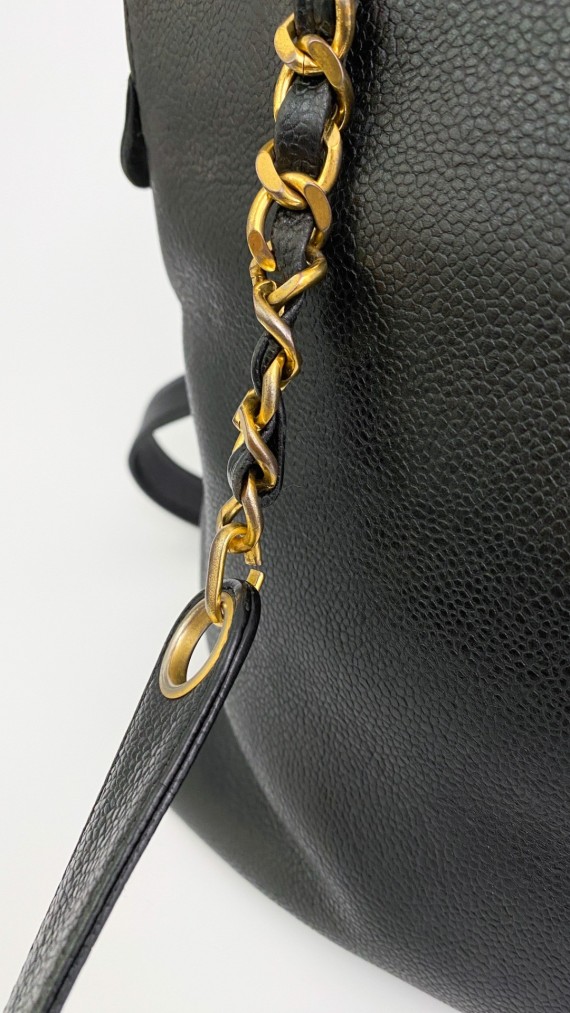 Chanel Caviar CC Tote Bag