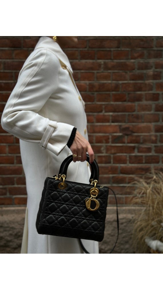 Lady Dior Shoulder Bag Size Medium