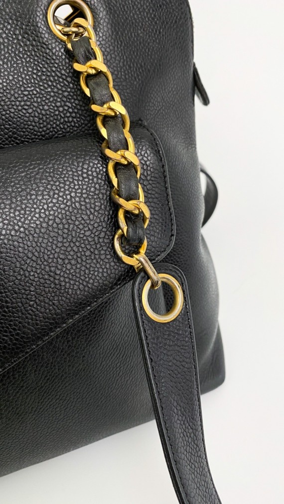 Chanel Caviar CC Tote Bag