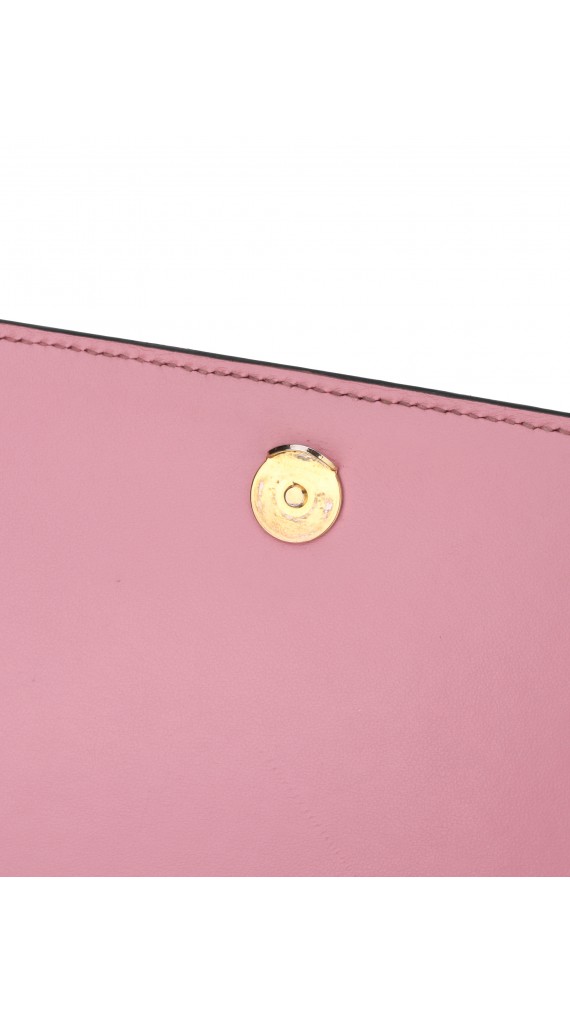 Prada Saffiano Rose Leather Shoulder Bag