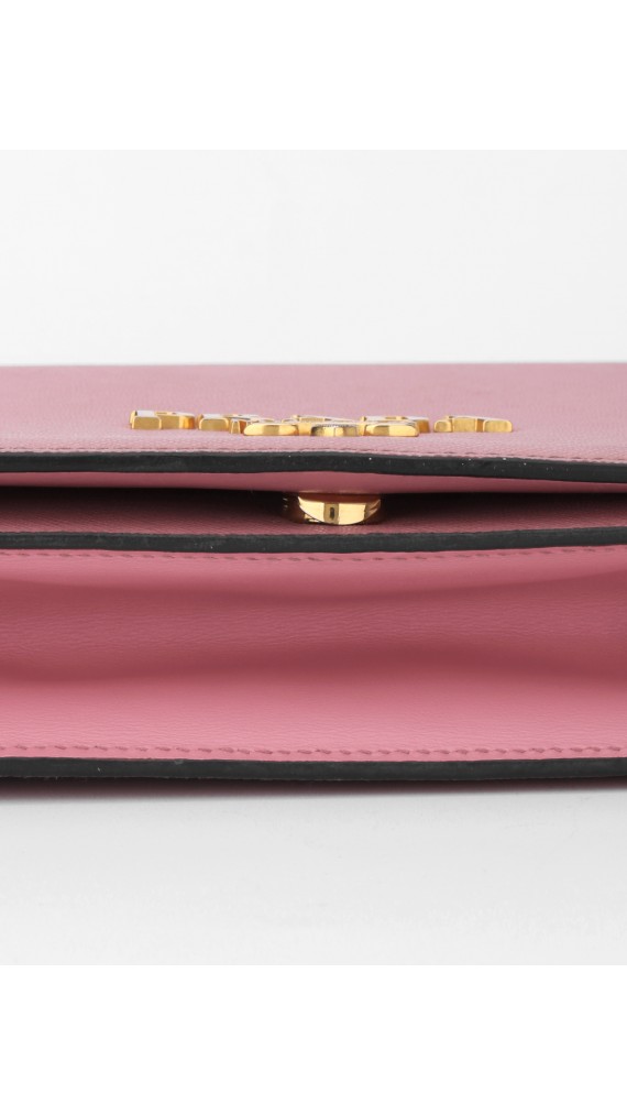Prada Saffiano Rose Leather Shoulder Bag