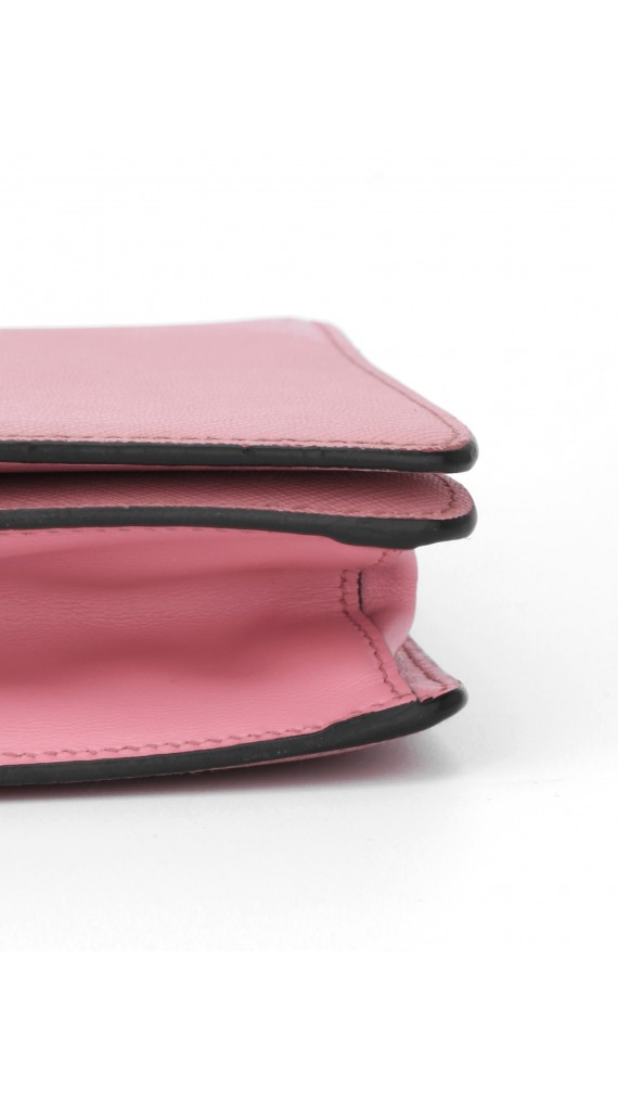 Prada Saffiano Rose Leather Shoulder Bag