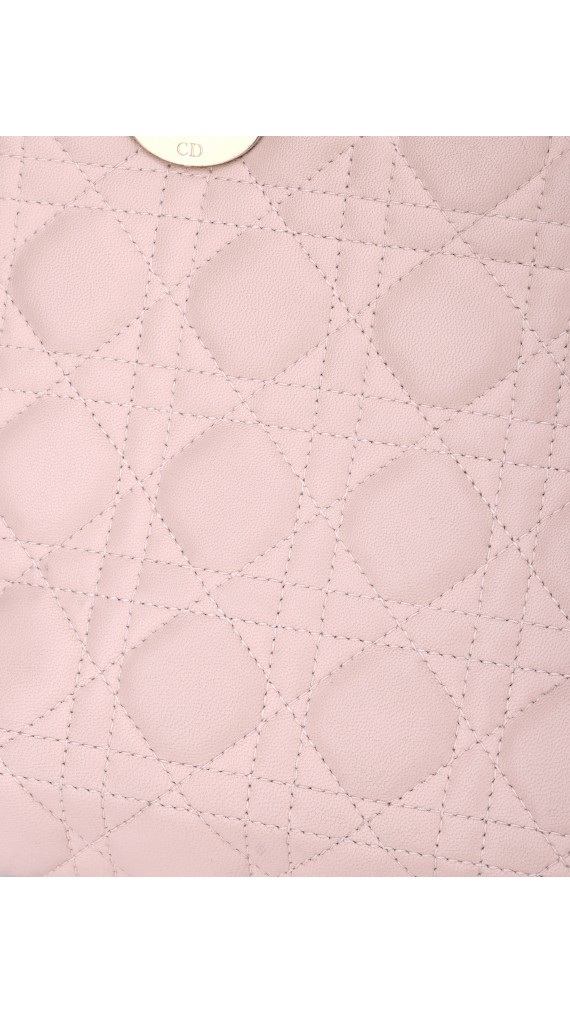 Lady Dior Medium Rose Shoulder Bag