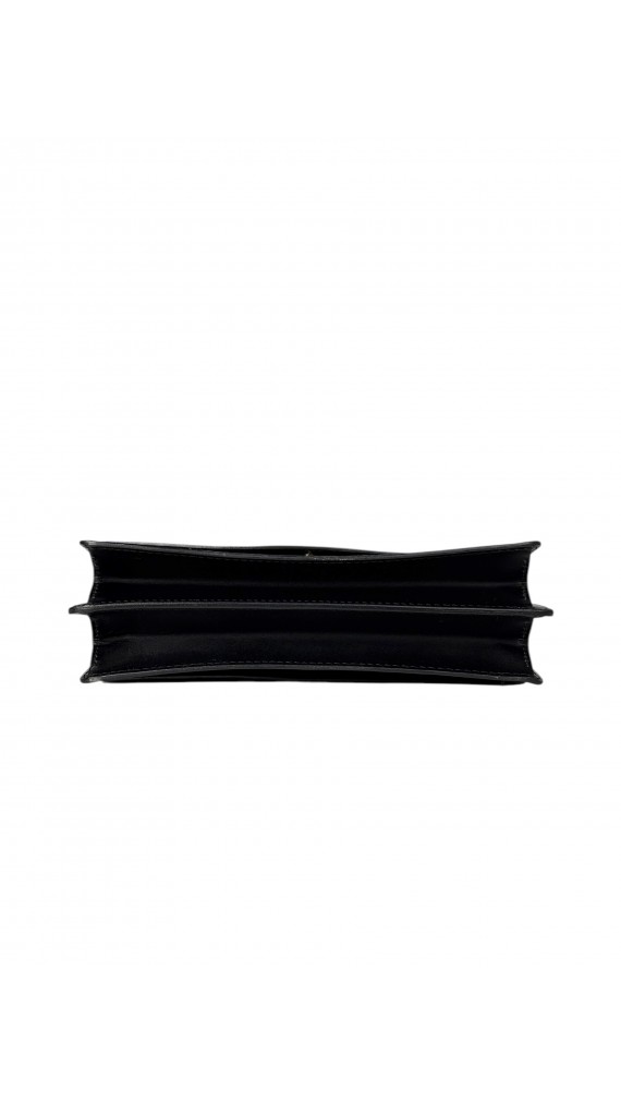 Louis Vuitton Epi Leather Flap Bag i Sort