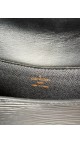Louis Vuitton Epi Leather Flap Bag i Sort
