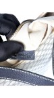 Celine Vintage Macadam Print Shoulder Bag in Beige