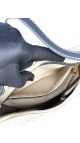 Celine Vintage Macadam Print Shoulder Bag in Beige