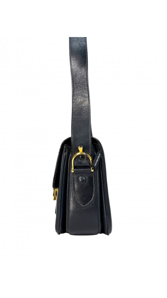 Vintage Celine Leather Shoulder Bag