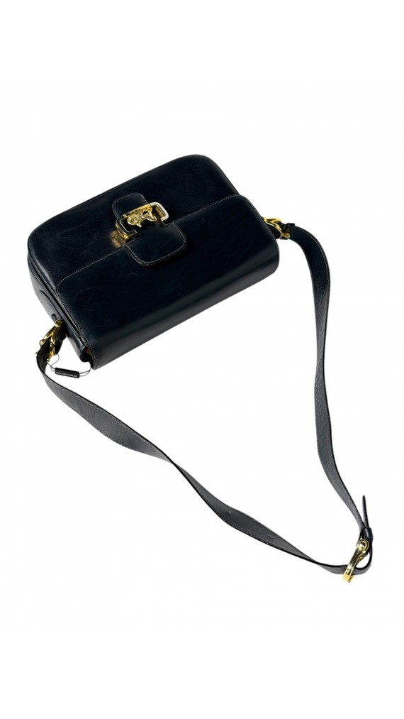 Vintage Celine Leather Shoulder Bag