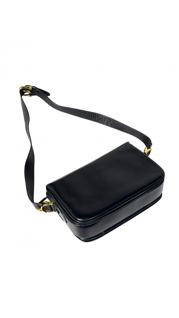 Vintage Celine Leather Shoulder Bag