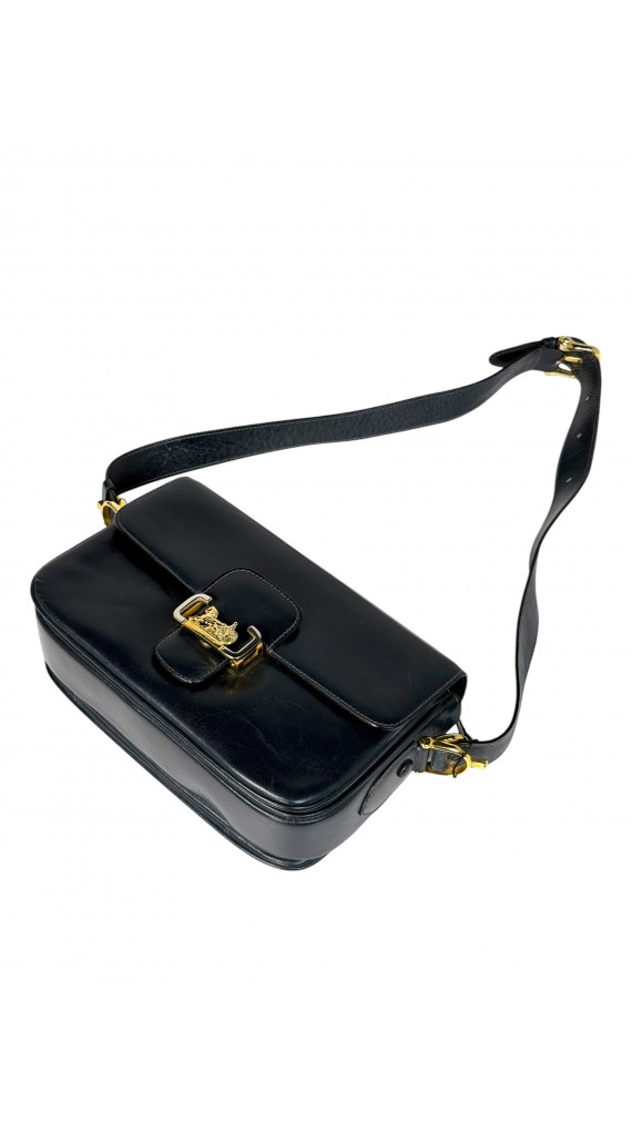 Vintage Celine Leather Shoulder Bag