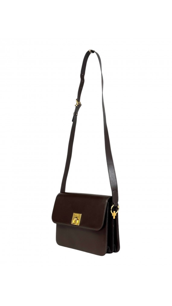 Vintage Celine Box Shoulder Bag