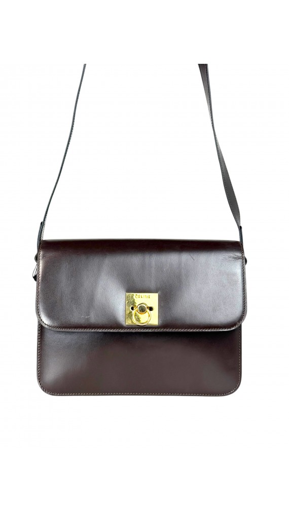 Vintage Celine Box Shoulder Bag