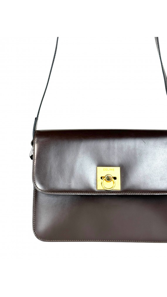Vintage Celine Box Shoulder Bag