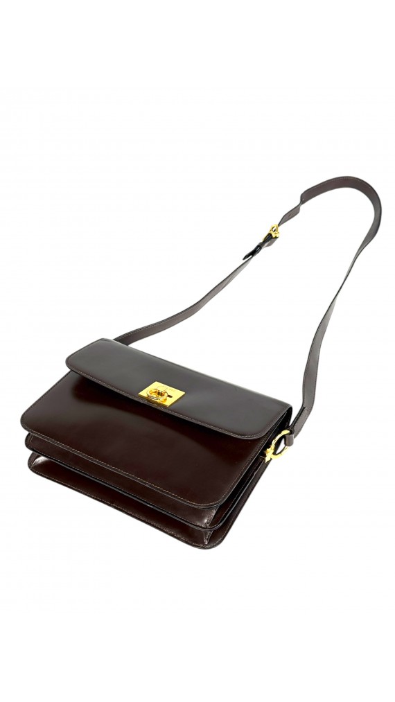 Vintage Celine Box Shoulder Bag