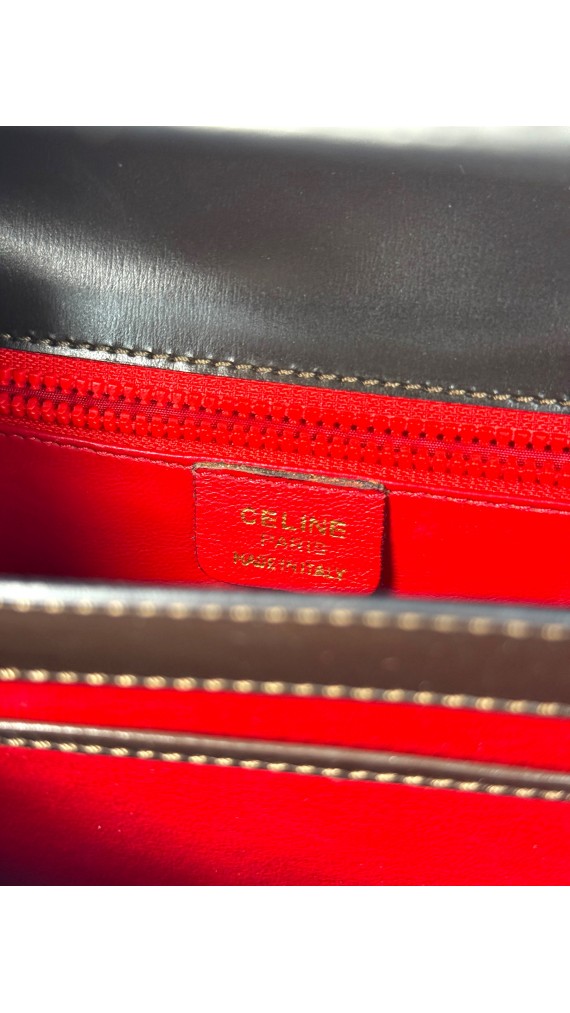 Vintage Celine Box Shoulder Bag