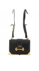 Prada Cahier Leather Crossbody Bag