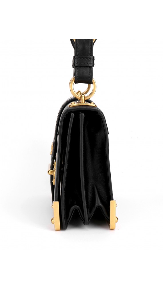 Prada Cahier Leather Crossbody Bag