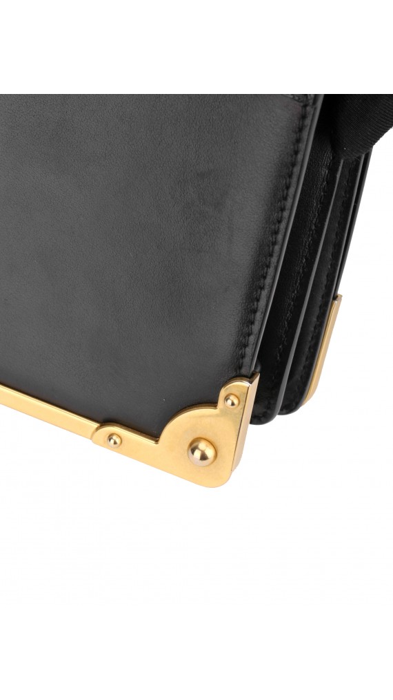 Prada Cahier Leather Crossbody Bag