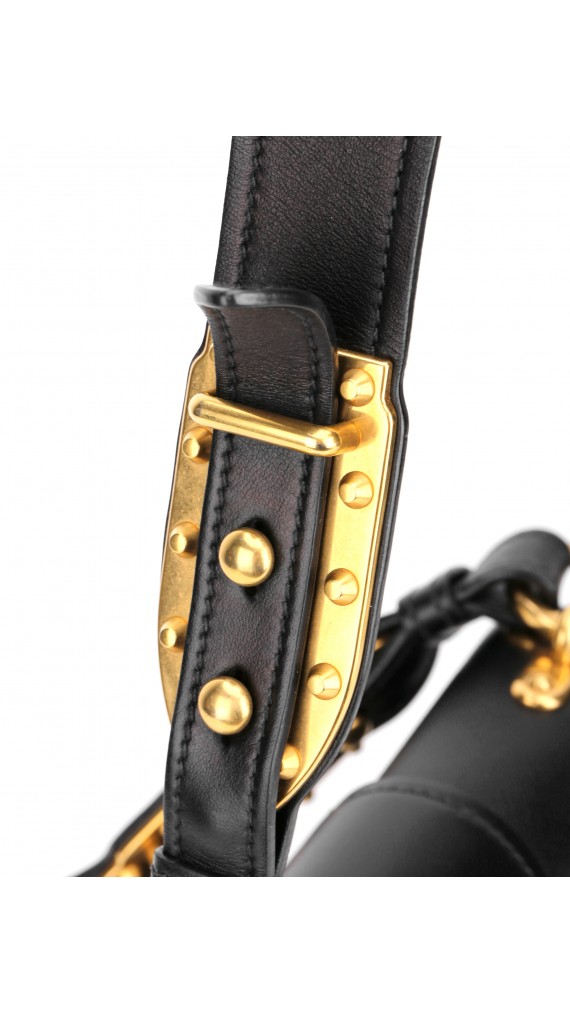 Prada Cahier Leather Crossbody Bag