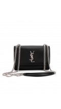 YSL Saint Laurent Sunset Crossbody Bag - Black
