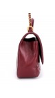 Vintage Chanel Chevron Burgunder Shoulder bag