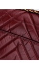 Vintage Chanel Chevron Burgunder Shoulder bag