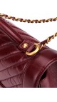 Vintage Chanel Chevron Burgunder Shoulder bag