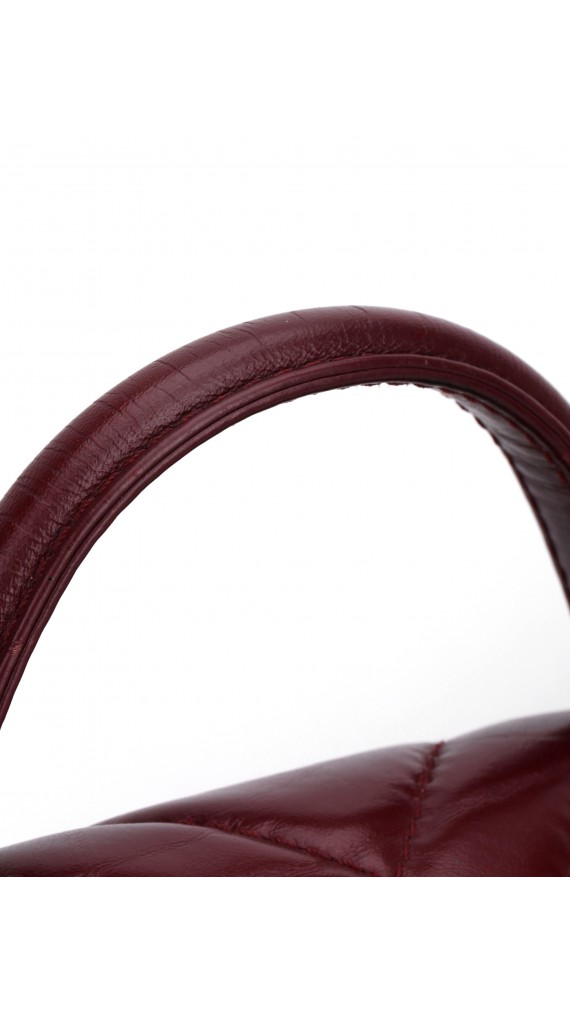 Vintage Chanel Chevron Burgunder Shoulder bag