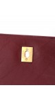 Vintage Chanel Chevron Burgunder Shoulder bag