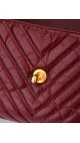 Vintage Chanel Chevron Burgunder Shoulder bag