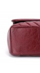 Vintage Chanel Chevron Burgunder Shoulder bag