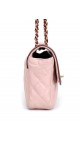 Chanel Medium Rose Lammeskinn Shoulder Bag