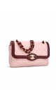 Chanel Medium Rose Lammeskinn Shoulder Bag