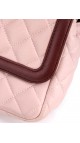 Chanel Medium Rose Lammeskinn Shoulder Bag